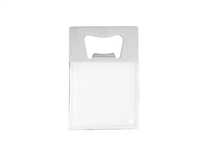 Sublimation PU Stainless Steel Bottle Opener (Credit Card, 5.3*8.5cm)
