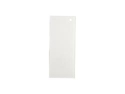 Raspador em acrílico para decoração de bolos para sublimação (10 x 24 x 0,4 cm, retângulo com rebordo reto)