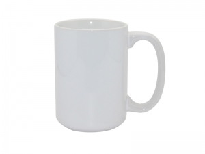 Sublimation 15oz White Photo Coffee Mug (J·S)
