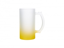 Jarra Cerveja Vidro 16oz Amarelo Gradual