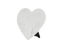 Marco Sublimación Corazón Textura Mármol (15*15cm/ 5.9&quot;x5.9&quot;)