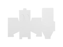 Caja de dulces de conejo de Pascua sublimación (9*9*13.6cm)