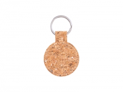 Engraving Blanks Cork Keychain(Round)