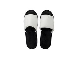 Zapatillas de sublimación para adultos suaves (Blanco/Negro, 40-41#)
