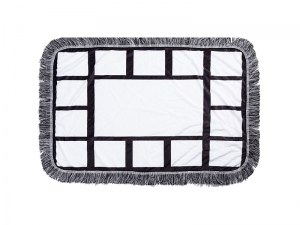 Sublimation 15 Panel Plush Throw Blanket (50*80cm/19.7&quot;x31.5&quot;)