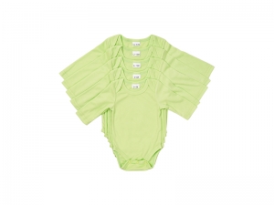 Sublimation Blanks Baby Onesie Long Sleeve(Green)