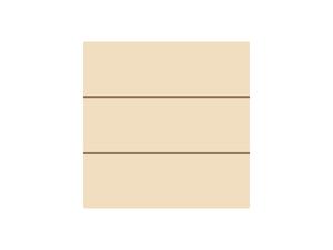 Sublimation Blanks Square Plywood Sign w/ Stripes (15*15*1.5cm)
