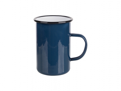 Sublimation 15oz/450ml Enamel Mug (Blue) MOQ:2000pcs