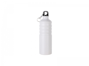 Sublimation 750ml Aluminum Water Bottle (White)