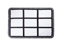 Sublimation 9 Panel Plush Throw Blanket (100*150cm/39.4x59