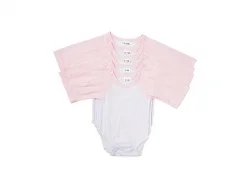 Macacão Bebê Manga Comprida Raglã Tamanho M (Rosa,3-6M)
