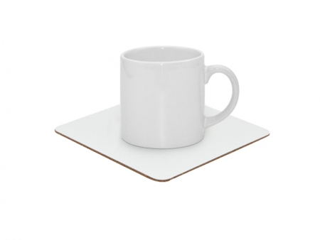 Sublimation Aluminum Coaster with Cork