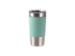 Garrafa Couro para Gravação 20oz/600ml (Verde Menta)