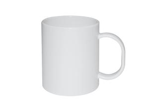 11oz Sublimation Plastic White Mug