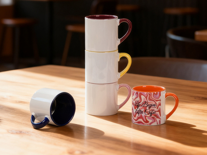 Sublimation 6oz Inner Rim Color Mug