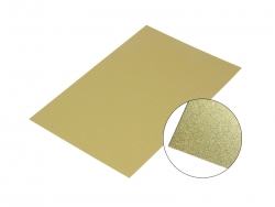 Plaque en aluminium or brillant A6 Sublimation Transfert Thermique