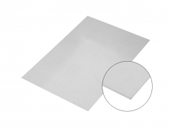Plaque en aluminium argent effet miroir A4 Sublimation Transfert Thermique