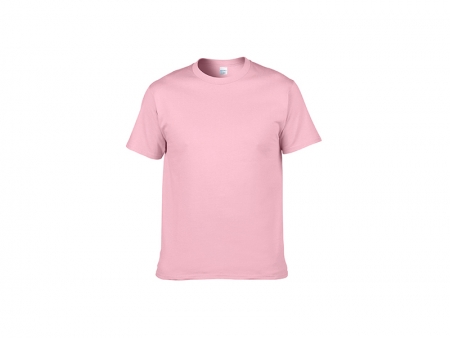 Sublimation Cotton T-Shirt-Light Pink