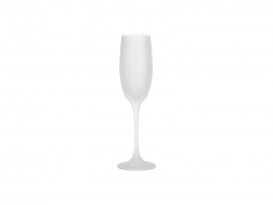 Sublimation 6oz/190ml Champagne Flute Glass (Frosted)