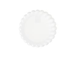 Placa de identificación acrílica (forma de encaje, φ5 * 0.4cm)