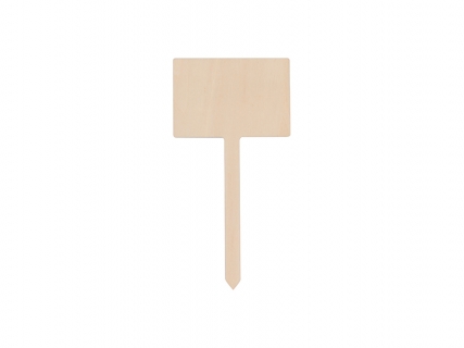 Sublimation Plywood Garden Stake (Rectangle,7*17.5cm)