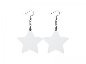 Sublimation Hardboard Earring (Star)