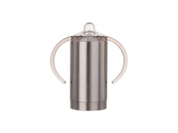 Sublimation 13oz/400ml Stainless Steel Sippy Cup with Spout (Silver)