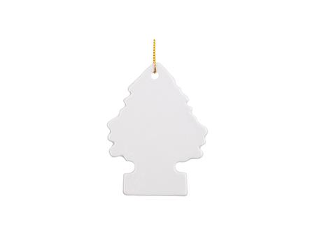 Sublimation 3&quot; Christmas Tree Ceramic Ornament