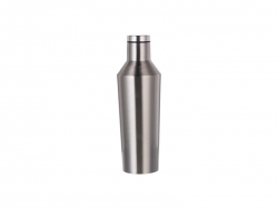 Sublimation 17oz/500ml Cone Shape Wine Bottle (Silver) MOQ:3000