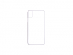 Carcasa iPhone X insert no incluido (Plástico, Blanco)