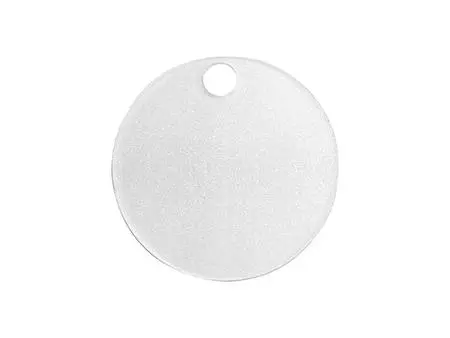 Sublimation Blanks Acrylic Glitter Name Tag for 40oz Stanley Tumbler (φ8*0.4cm,RND Shape)