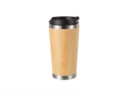 420ml/14oz Bamboo Thermal Tumbler   MOQ: 1000pcs