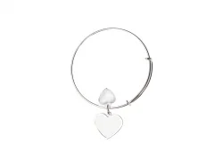 Pulseira Ajustável Com Insert Redondo (Circular)