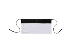 Avental Adulto Preto com 3 Bolsos Brancos (60*29cm)