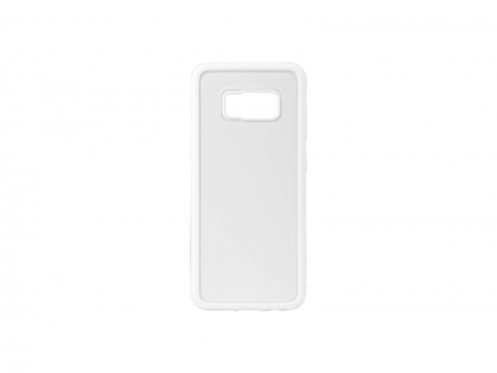 Carcasa para Samsung S8 G9500 Cover sin inserción (Goma, Blanco)