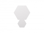 Sublimation Blanks Aluminum Photo Frame(Hexagon,15.3*20.3*0.1cm)
