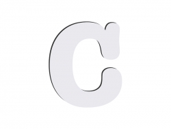 Letras HB Sublimación -C (10*10cm)