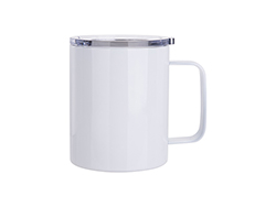 Caneca de Café 10oz/300ml Inox (Branco)