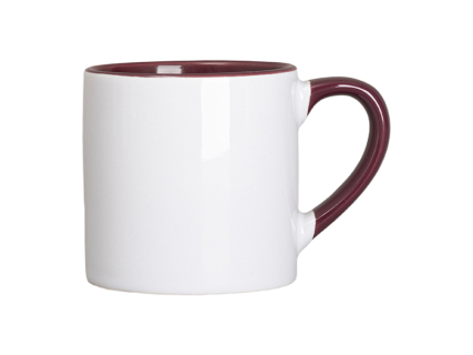 Sublimation 6oz Inner Rim Color Mug (Maroon)