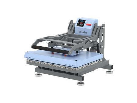 Prensa térmica de gran formato OtterPro (19,6&quot; * 27,5&quot; / 50 * 70 cm, azul claro)