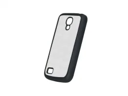 三星 S4 mini (I9190) PC+TPU 橡胶壳 （黑色带片）
