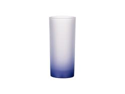 10oz Sublimation Glass Mug (Gradient Color Dark Blue)