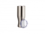 20oz/600ml Sublimation Stainless Steel Pilsner Style Tumbler (Silver)