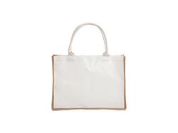 Bolsa de compras de lona de lino DTF (30 * 40 * 12 cm)