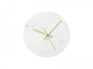 Sublimation Round Marble Texture Clock (φ20cm/ 7.87&quot;)