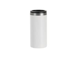 Esfriador de Latas Fino Inox 12oz/350ml Recubrimento em Pó (Branco, Recubrimento Mate Sublimação)Quantidade mínima:500uds