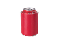 Isolante Térmico para Latas Couro PU (Vermelho)