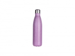 Garrafa Brilho Inox Forma Cola 17oz/500ml(Rosa)