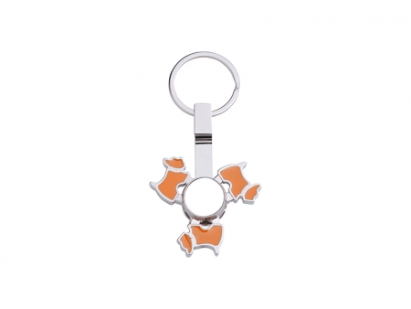 Sublimation Fidget Spinner Key Ring (Dog)