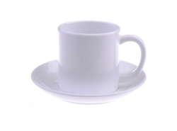 Taza Plástico Blanca Sublimación 6oz